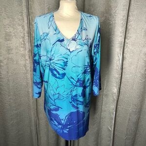 Women’s Size 3 Chico’s Easywear BlueTop